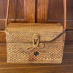 Maui rattan bag.